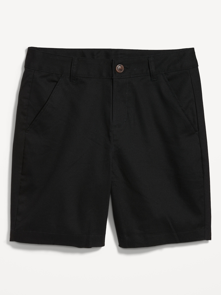 High-Waisted Uniform Bermuda Shorts -- 7-inch inseam
