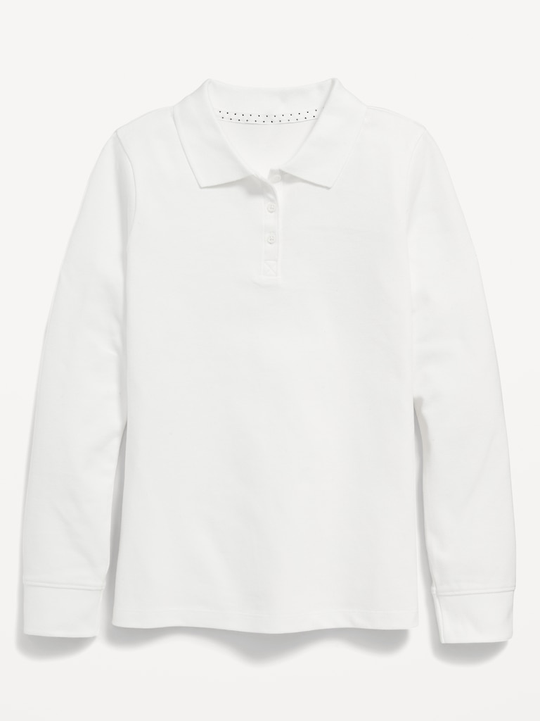 Uniform Pique Polo Shirt for Girls