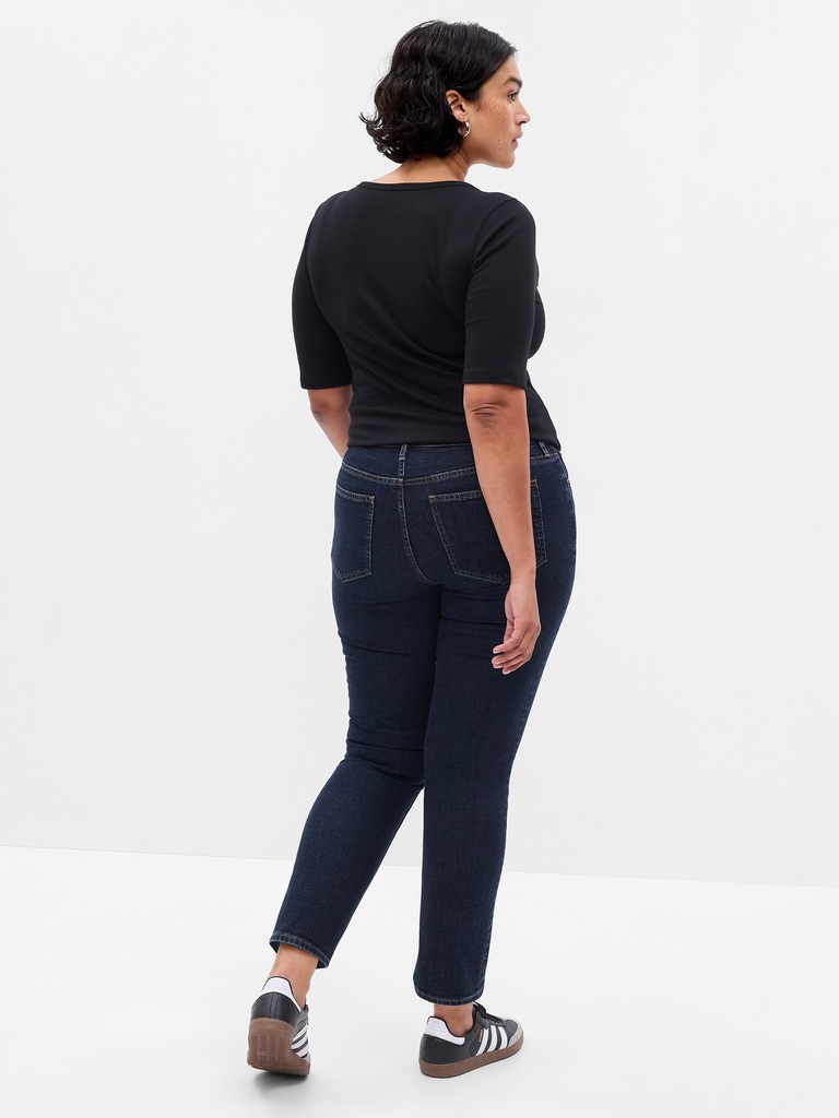 Low Rise Vintage Slim Jeans