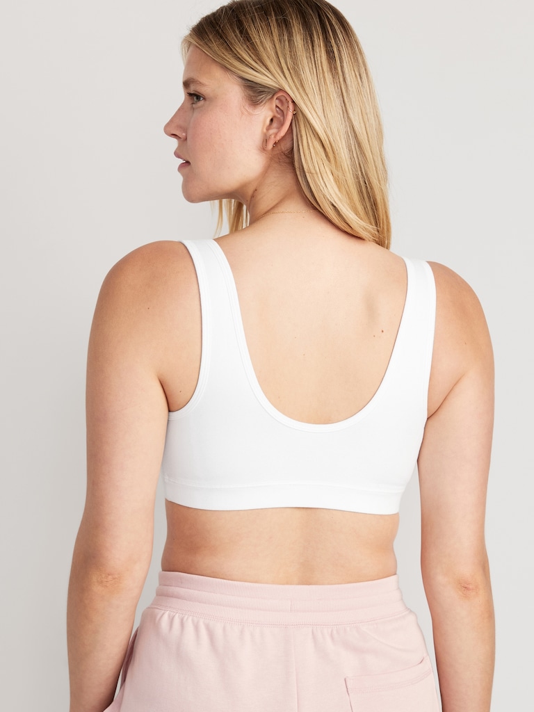 Maternity Cross-Front Cotton Nursing Bralette