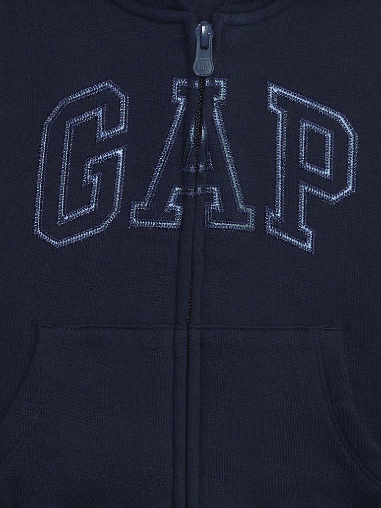 Baby & Toddler VintageSoft Metallic Gap Logo Hoodie