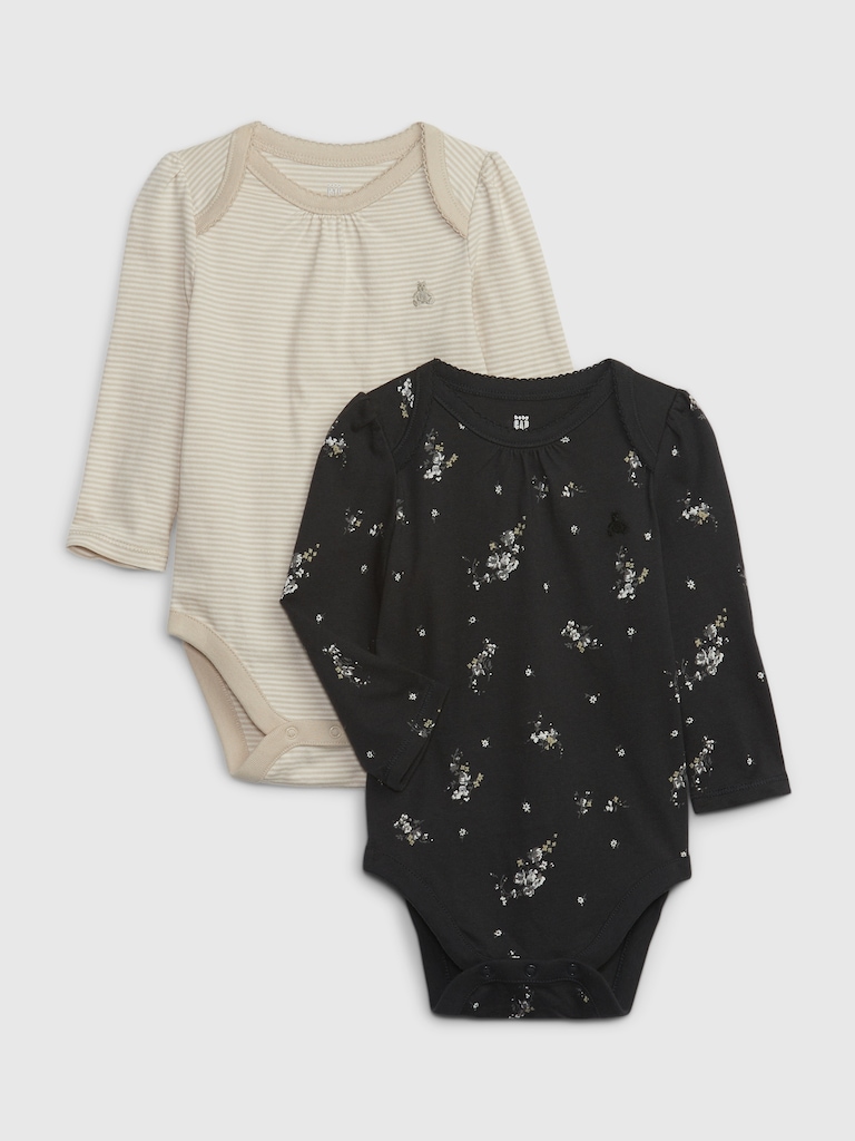 Baby First Favorites Organic CloudCotton Bodysuit (2-Pack)