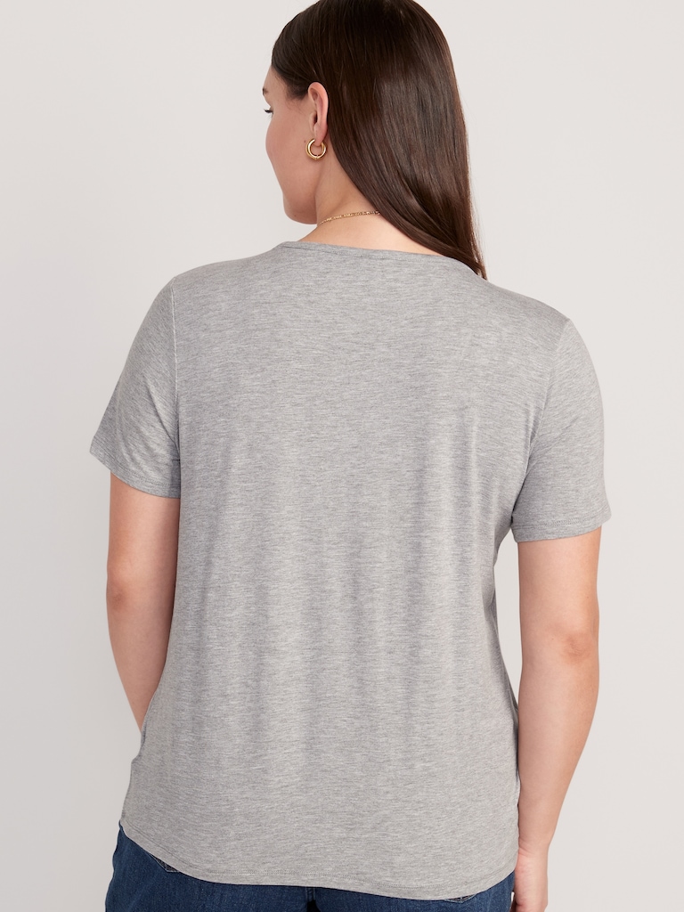 Luxe V-Neck T-Shirt