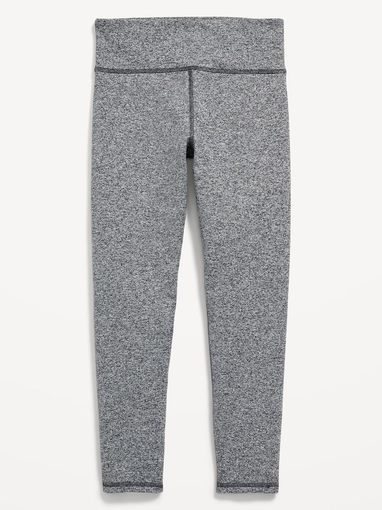 High-Waisted PowerPress 7/8-Length Leggings for Girls