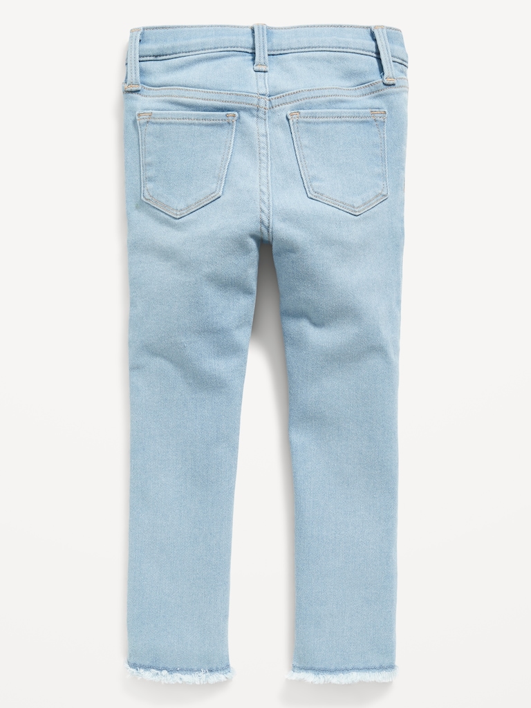 Rockstar 360° Stretch Frayed-Hem Jeggings for Toddler Girls