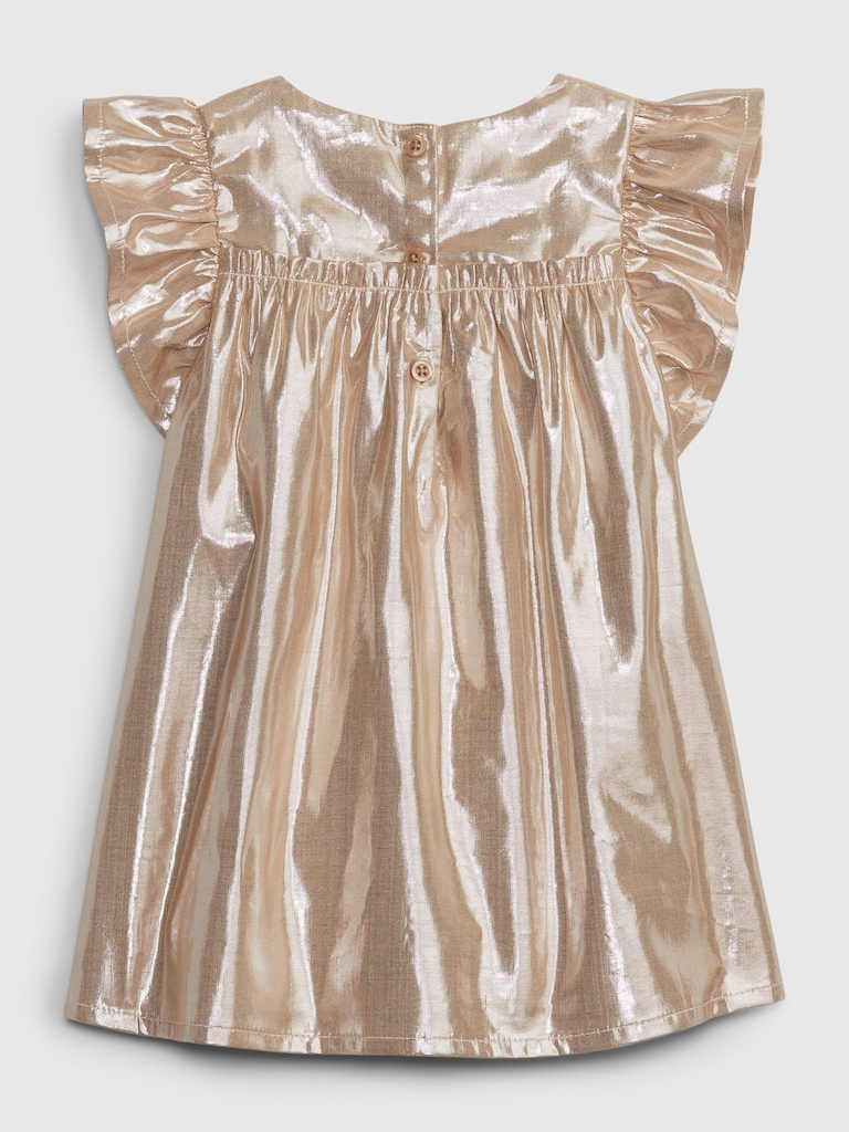 Baby Metallic Shine Dress Set