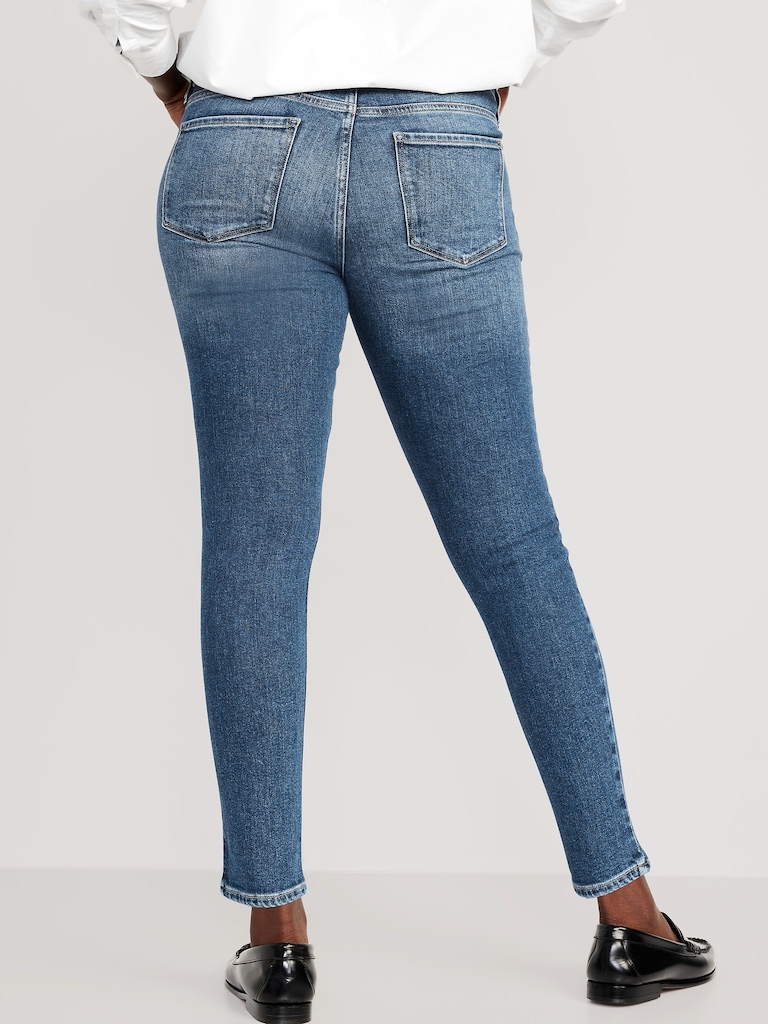 Mid-Rise Rockstar Super-Skinny Jeans