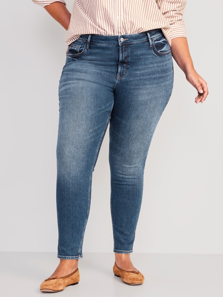 Mid-Rise Rockstar Super-Skinny Jeans