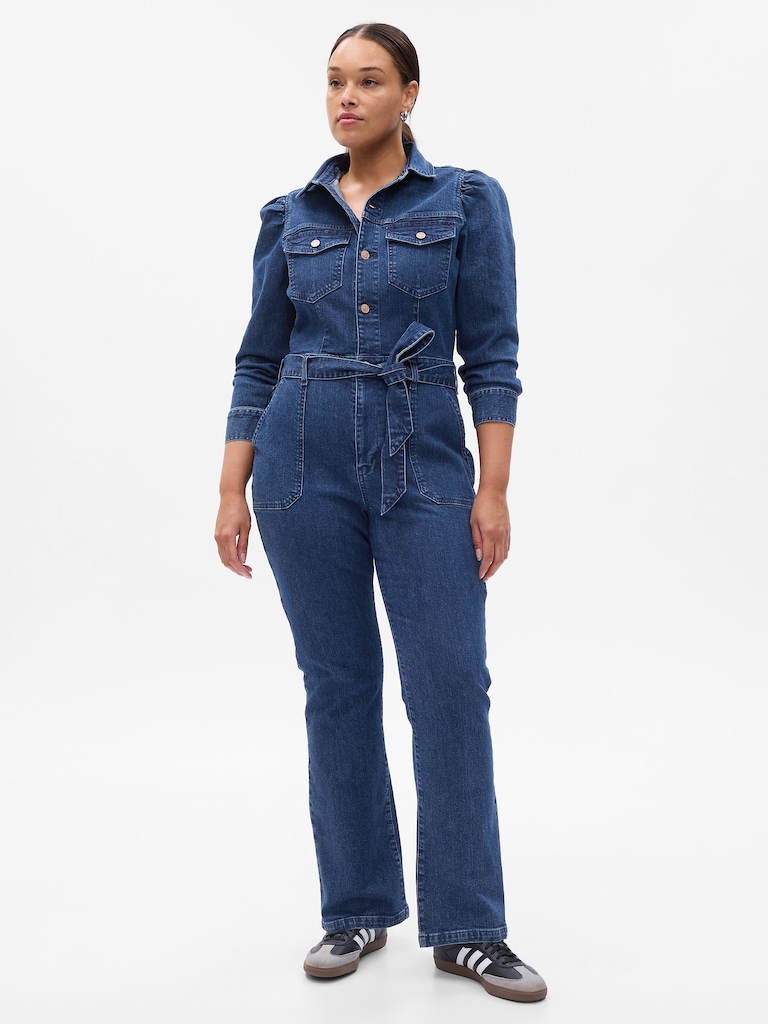 Western Denim Jumpsuit