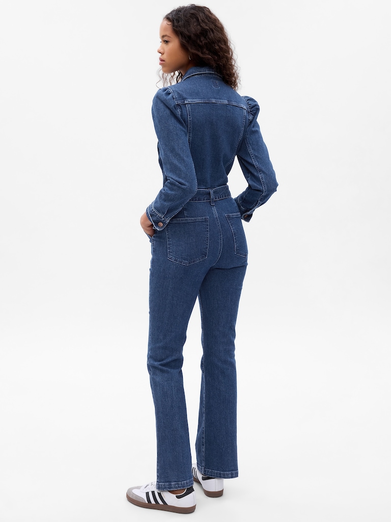 Western Denim Jumpsuit