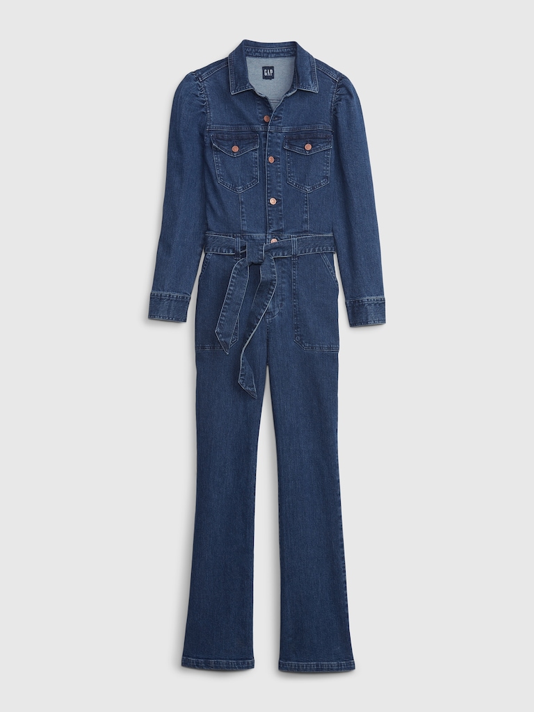Western Denim Jumpsuit