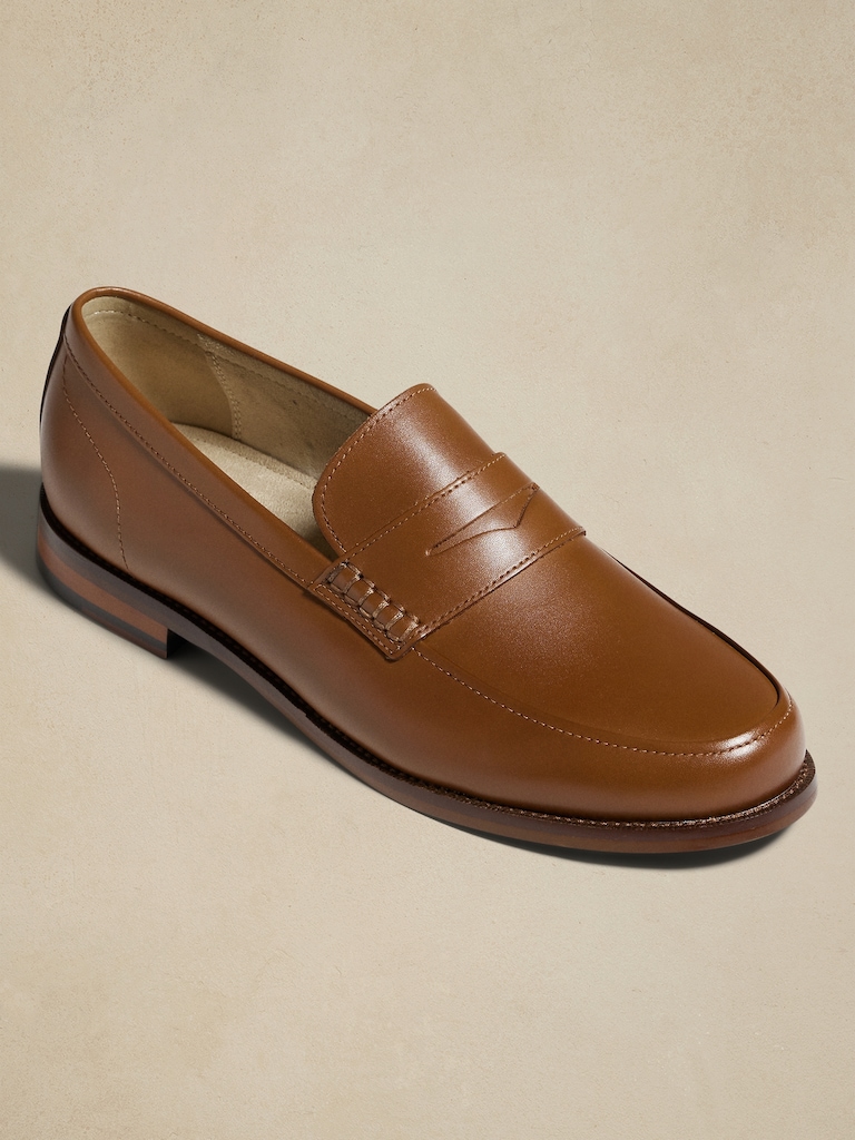 Leather Penny Loafer