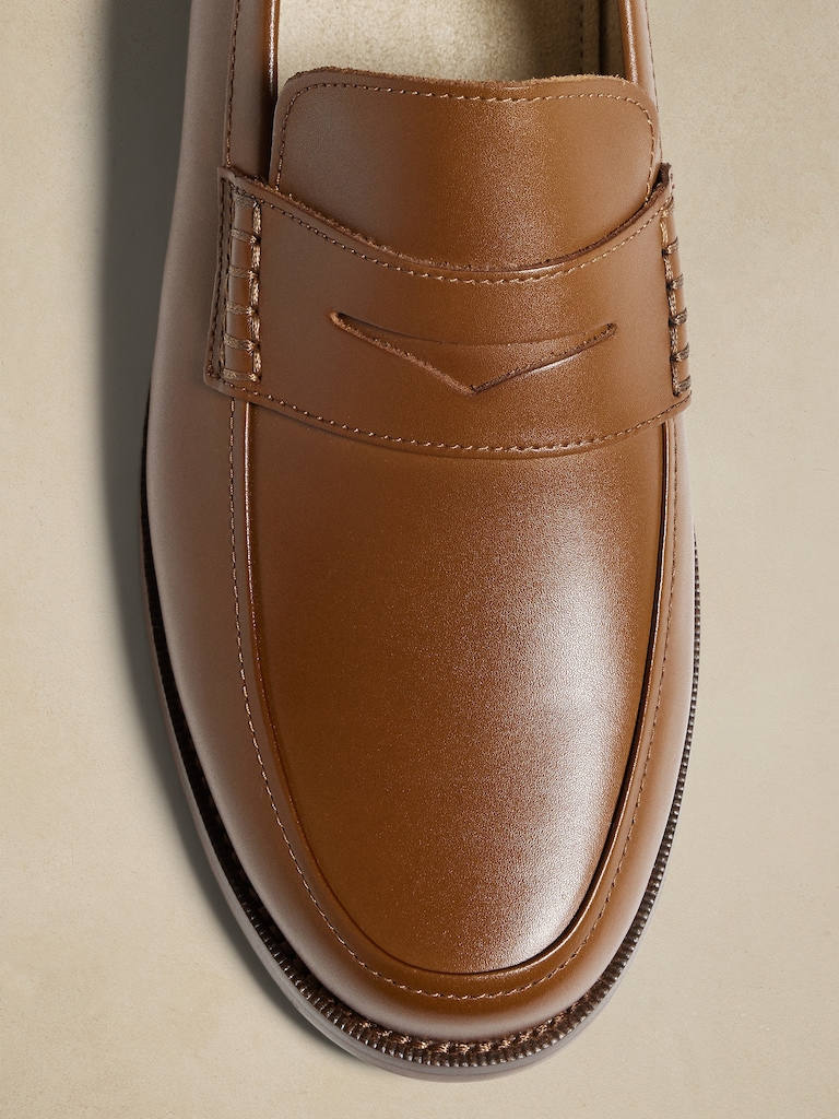 Leather Penny Loafer