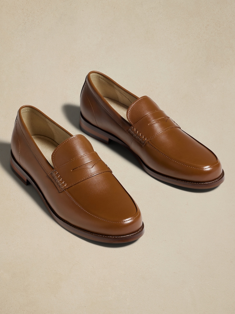 Leather Penny Loafer