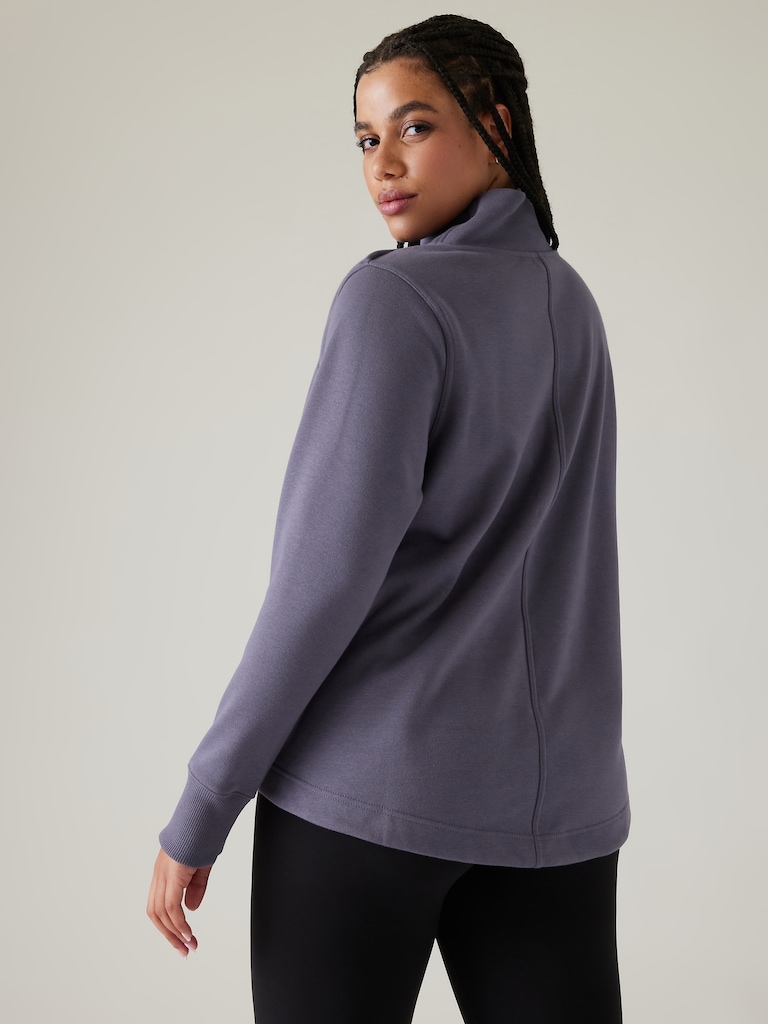 Cozy Karma Twist Neck Sweatshirt