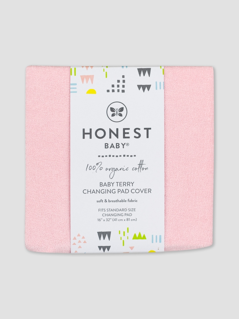 Honest Baby Clothing Organic Cotton Baby Terry Changing Pad Cover