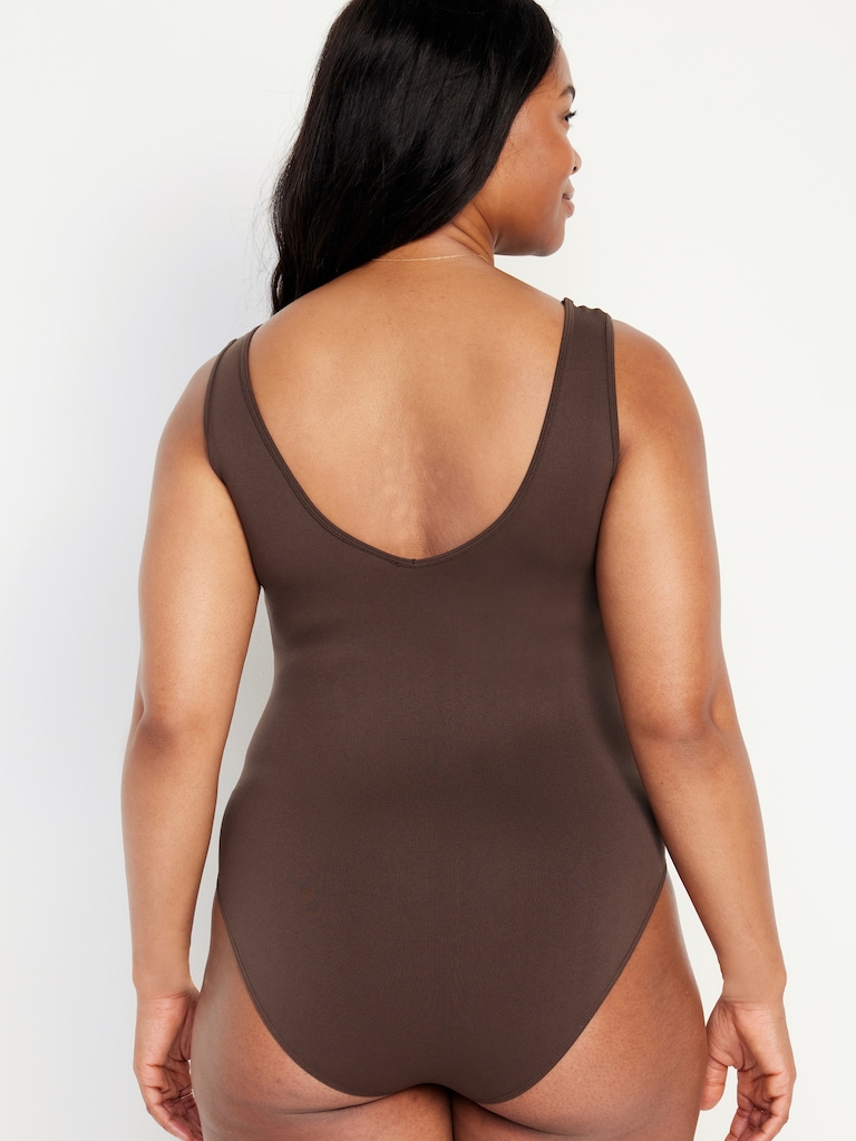 Seamless Base-Layer Tank Top Bodysuit