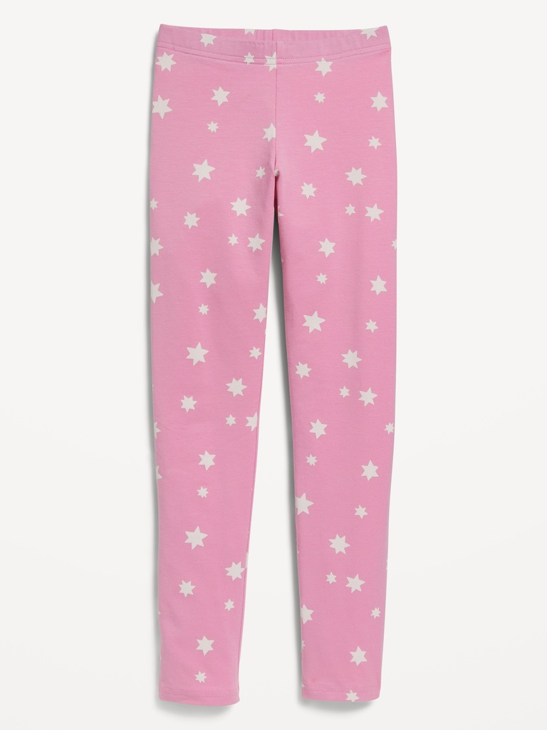 Printed Built-In Tough Full-Length Leggings for Girls
