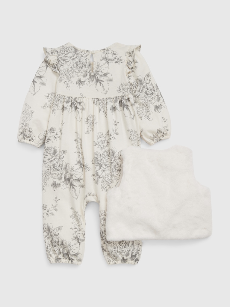 Baby Floral Outfit Set