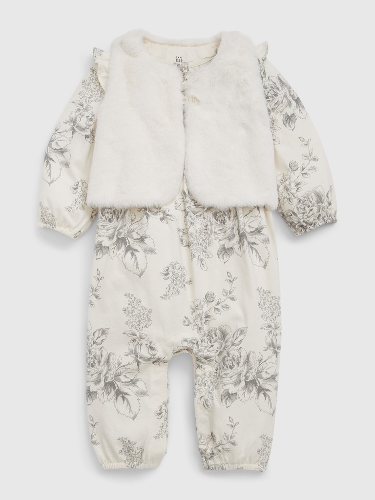 Baby Floral Outfit Set