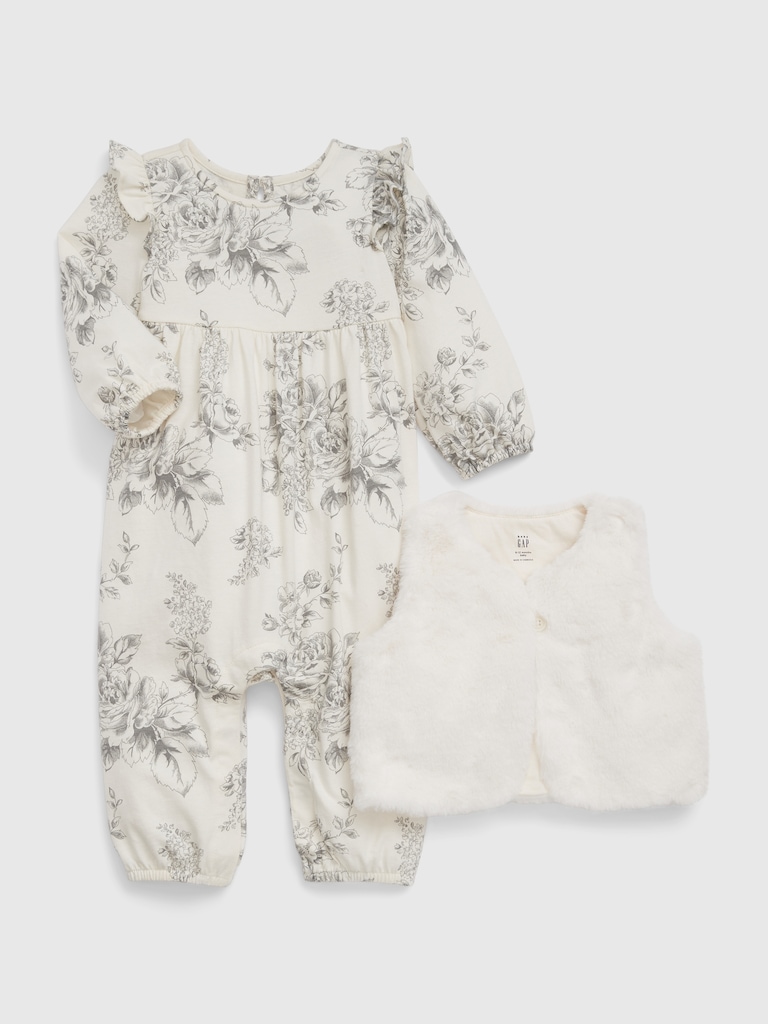 Baby Floral Outfit Set