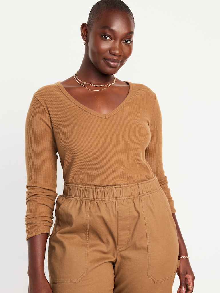Plush V-Neck T-Shirt