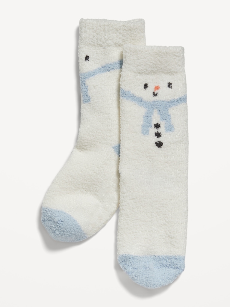 Chaussettes douillettes à motif unisexe pour Tout-petit et Bébé