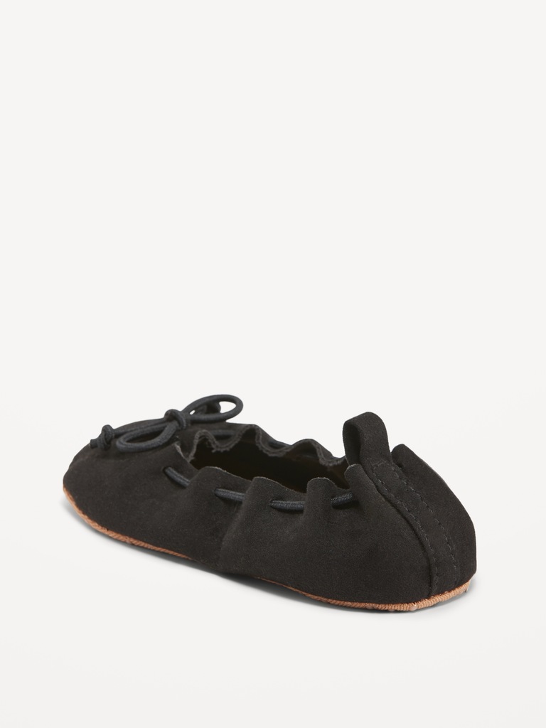 Scrunched Ballet Flat Shoes for Baby