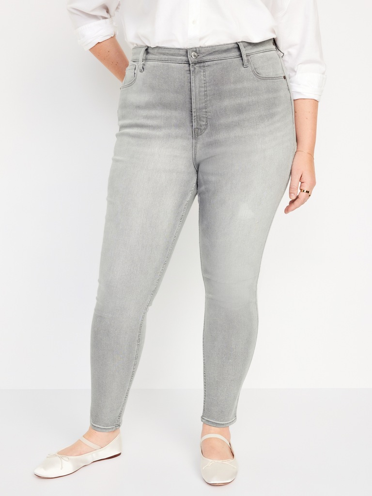 Extra High-Waisted Rockstar 360° Stretch Super-Skinny Jeans