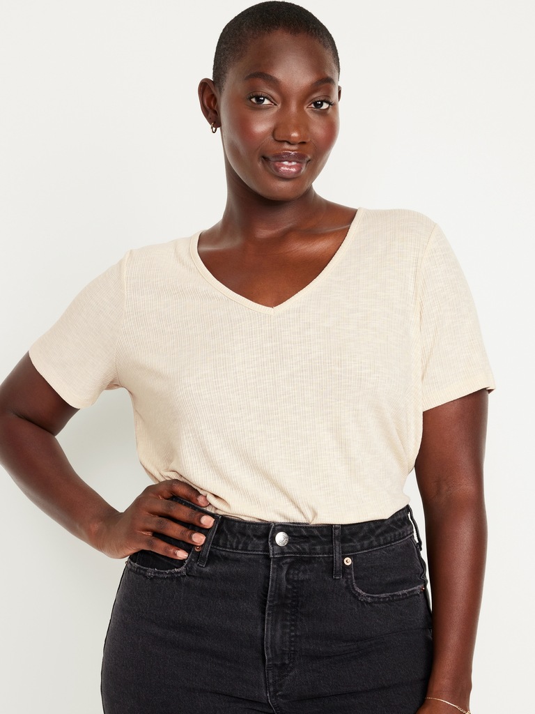 Luxe Slub-Knit T-Shirt