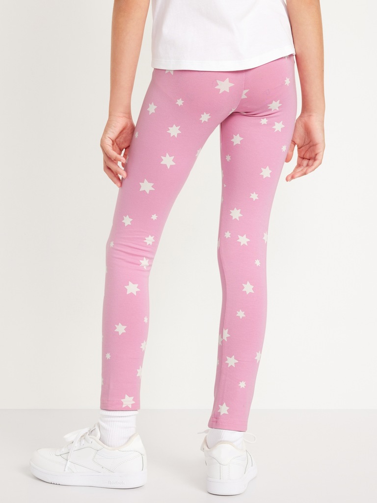 Printed Built-In Tough Full-Length Leggings for Girls