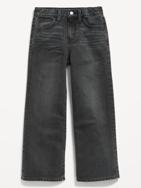 High-Waisted Baggy Wide-Leg Jeans for Girls