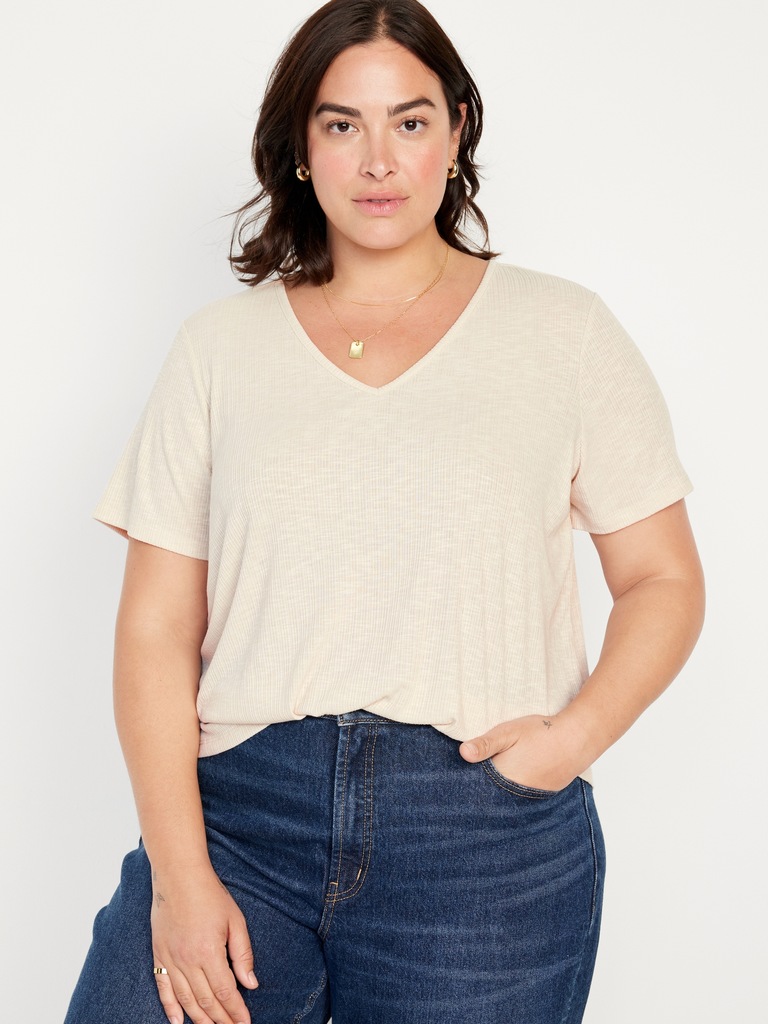 Luxe Slub-Knit T-Shirt