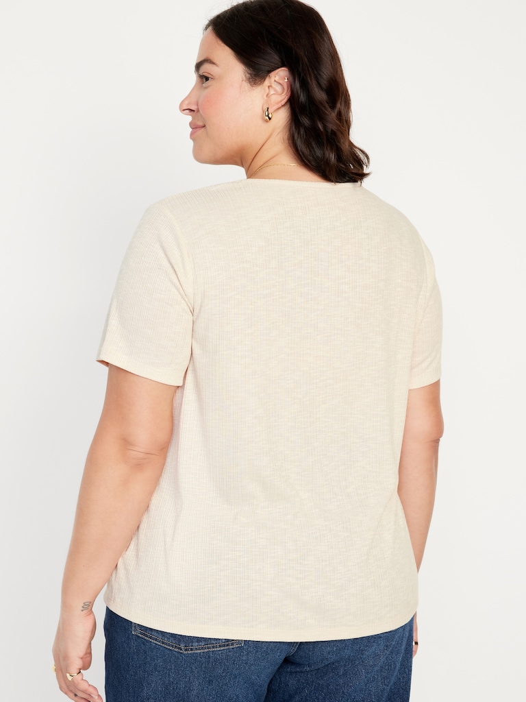 Luxe Slub-Knit T-Shirt