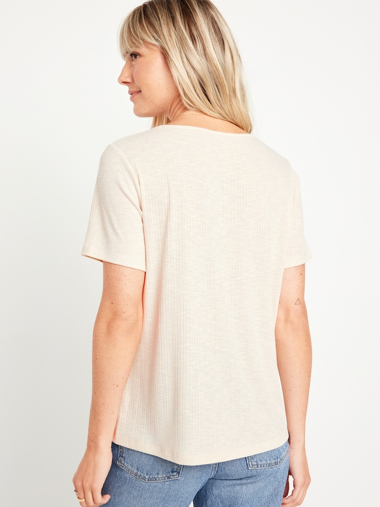 Luxe Slub-Knit T-Shirt
