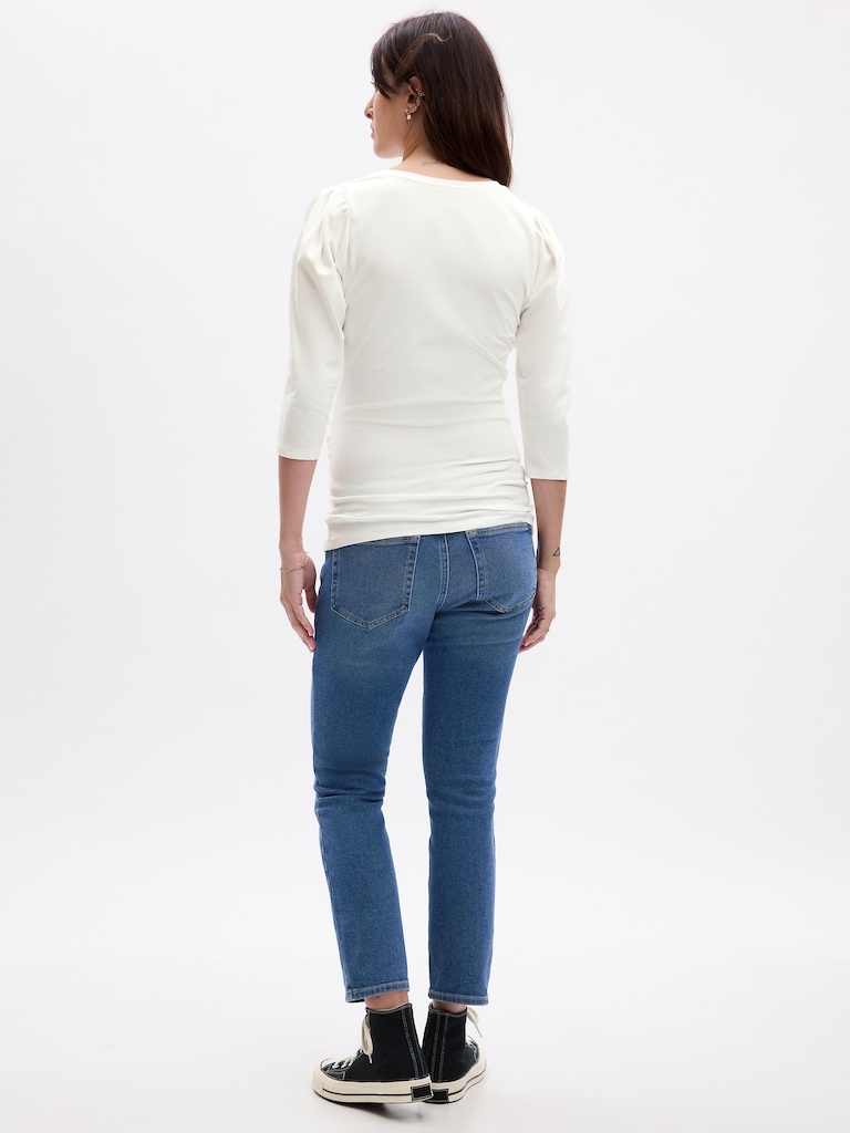 Maternity Inset Panel Vintage Slim Jeans