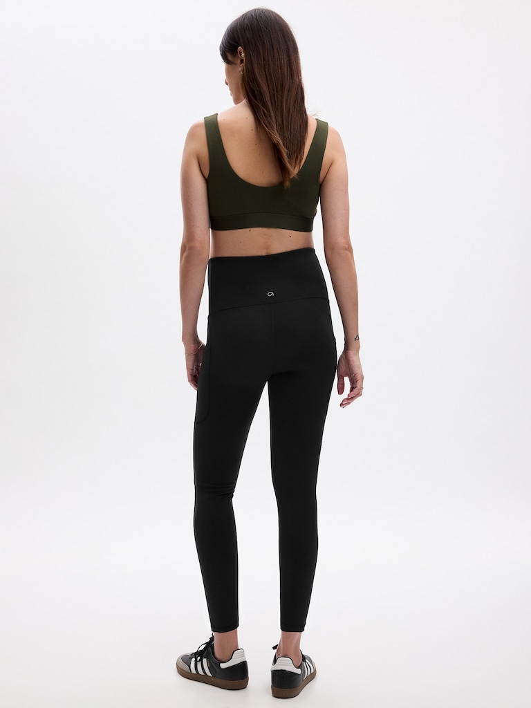 Maternity Recycled Power Full Panel 7/8 Leggings