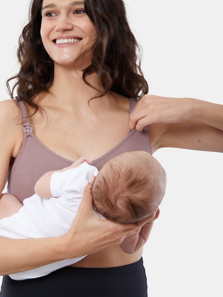 Ingrid and Isabel Basics Maternity Seamless 2 in 1 Nursing and Pumping Bra 2 Pack