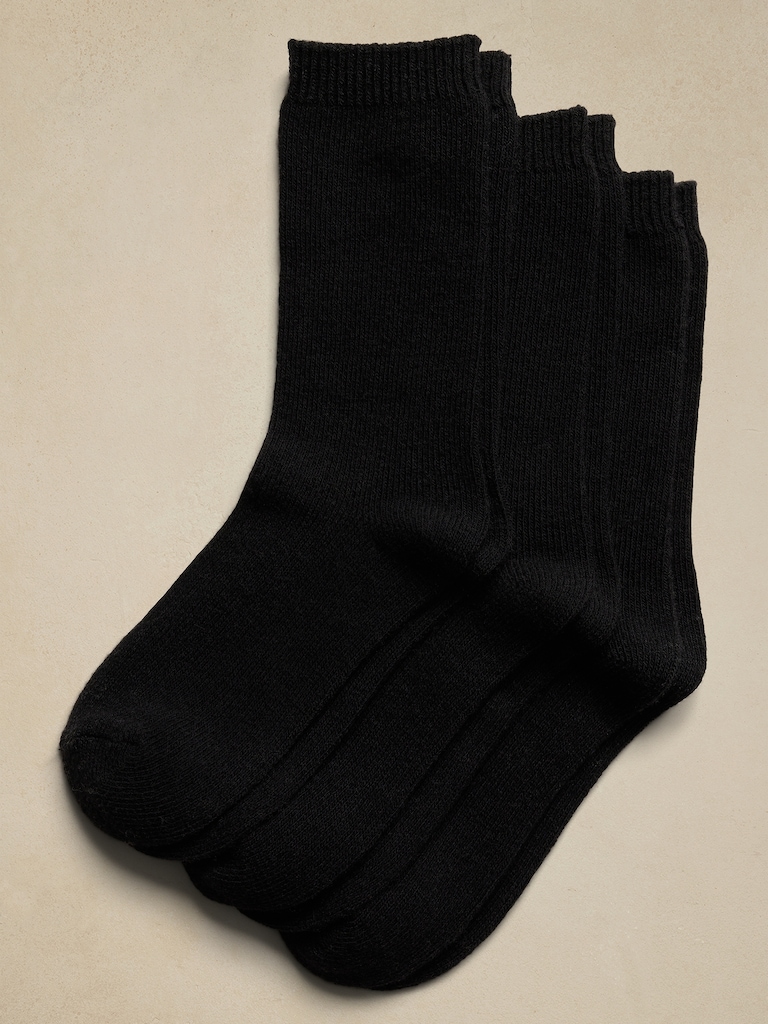 Cozy Sock with A Touch Of Cashmere 3-Pack