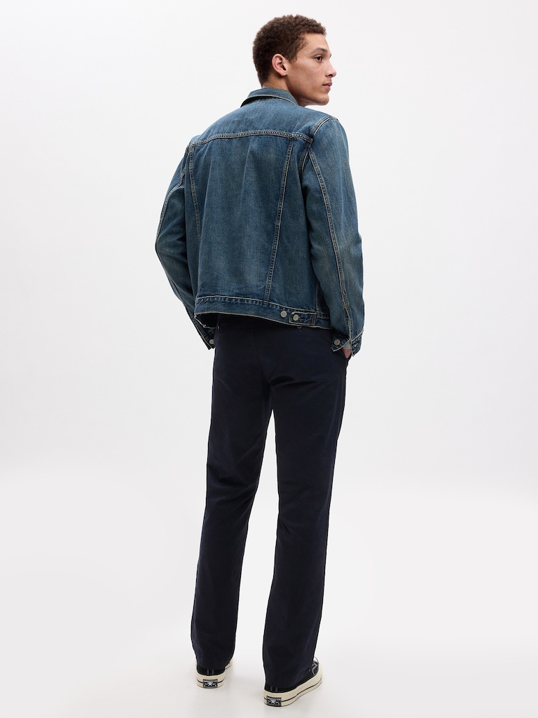 Modern Straight Khakis