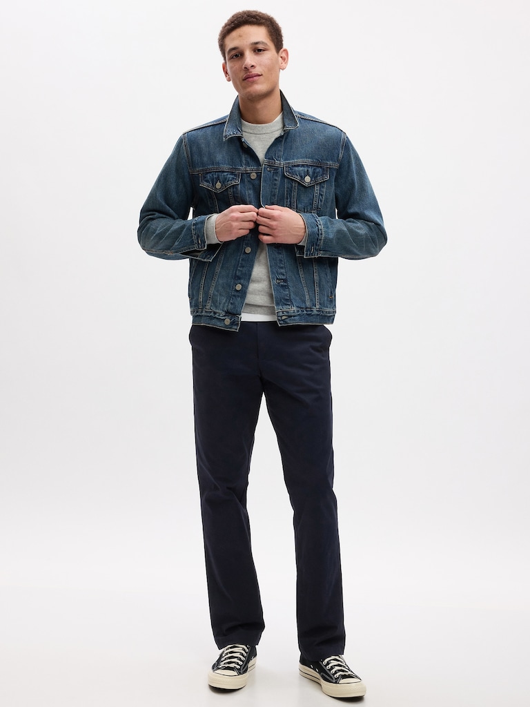 Modern Straight Khakis
