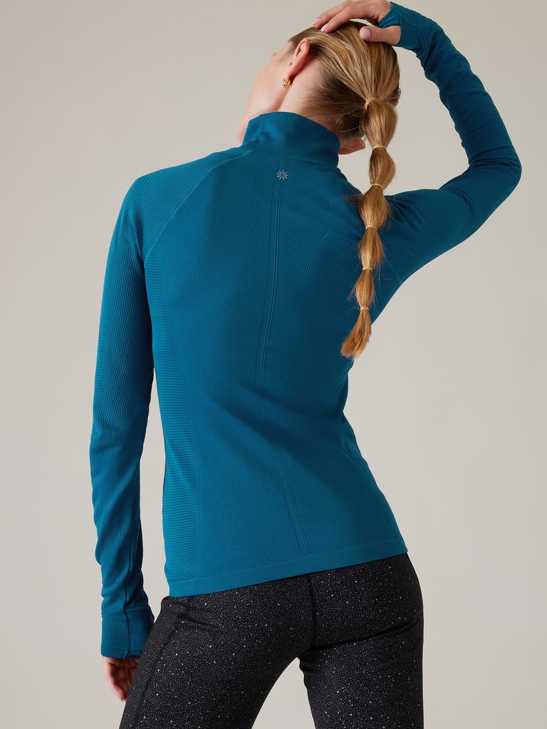Flurry Seamless Turtleneck Top