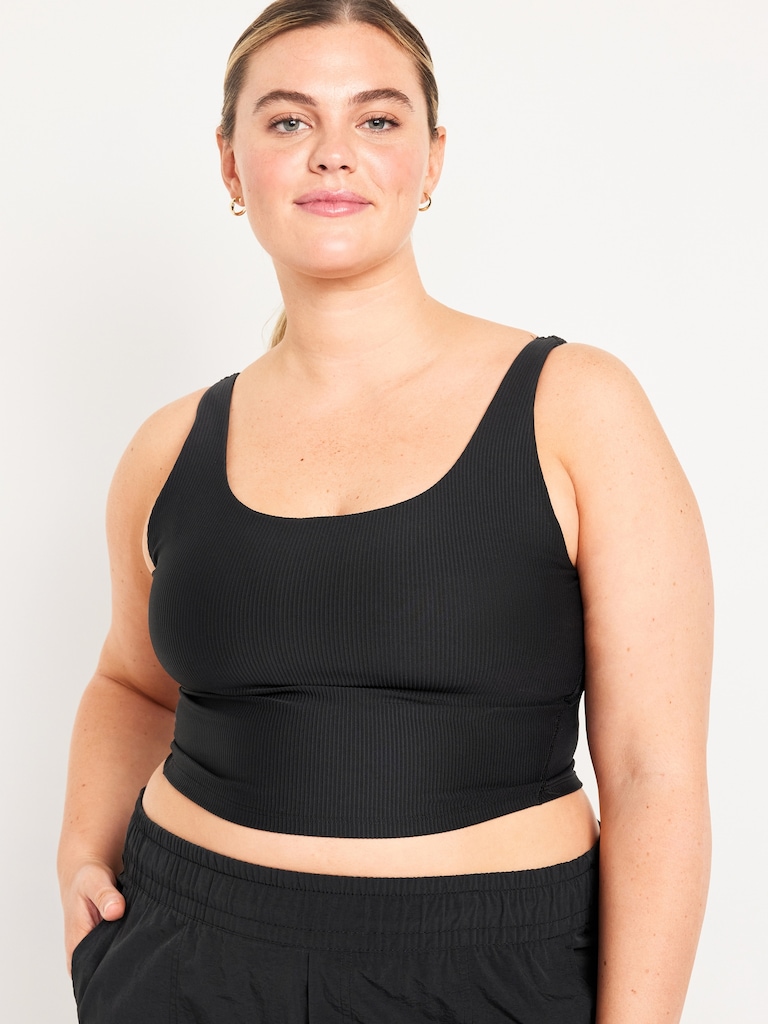 Light Support PowerSoft Rib Longline Sports Bra