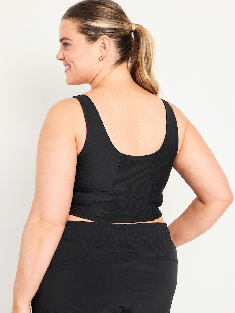 Light Support PowerSoft Rib Longline Sports Bra