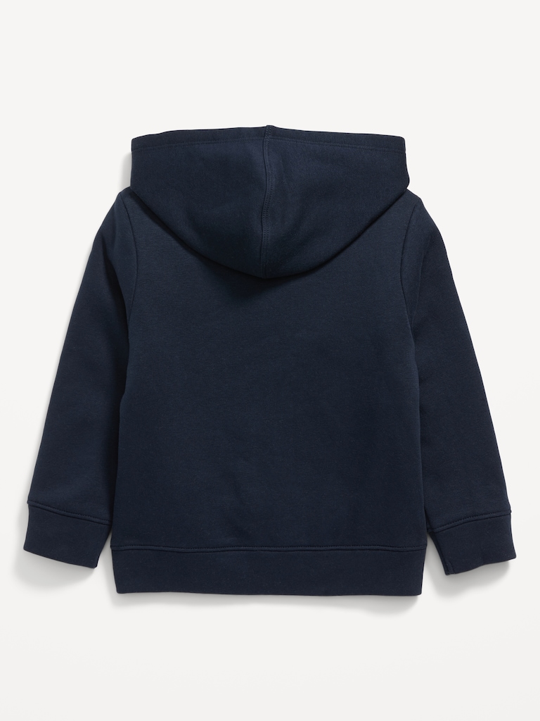 Unisex Logo-Graphic Zip Hoodie for Toddler
