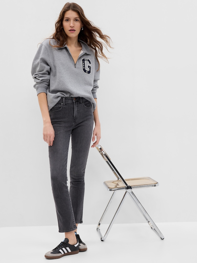 High Rise Classic Straight Jeans