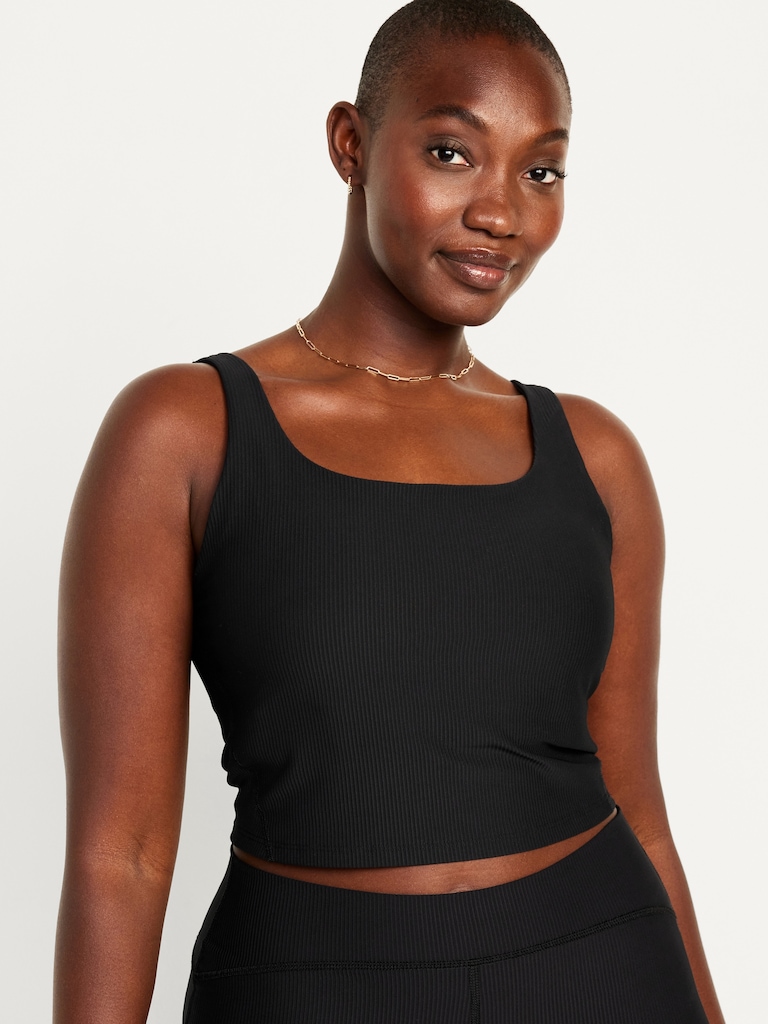 Light Support PowerSoft Rib Longline Sports Bra