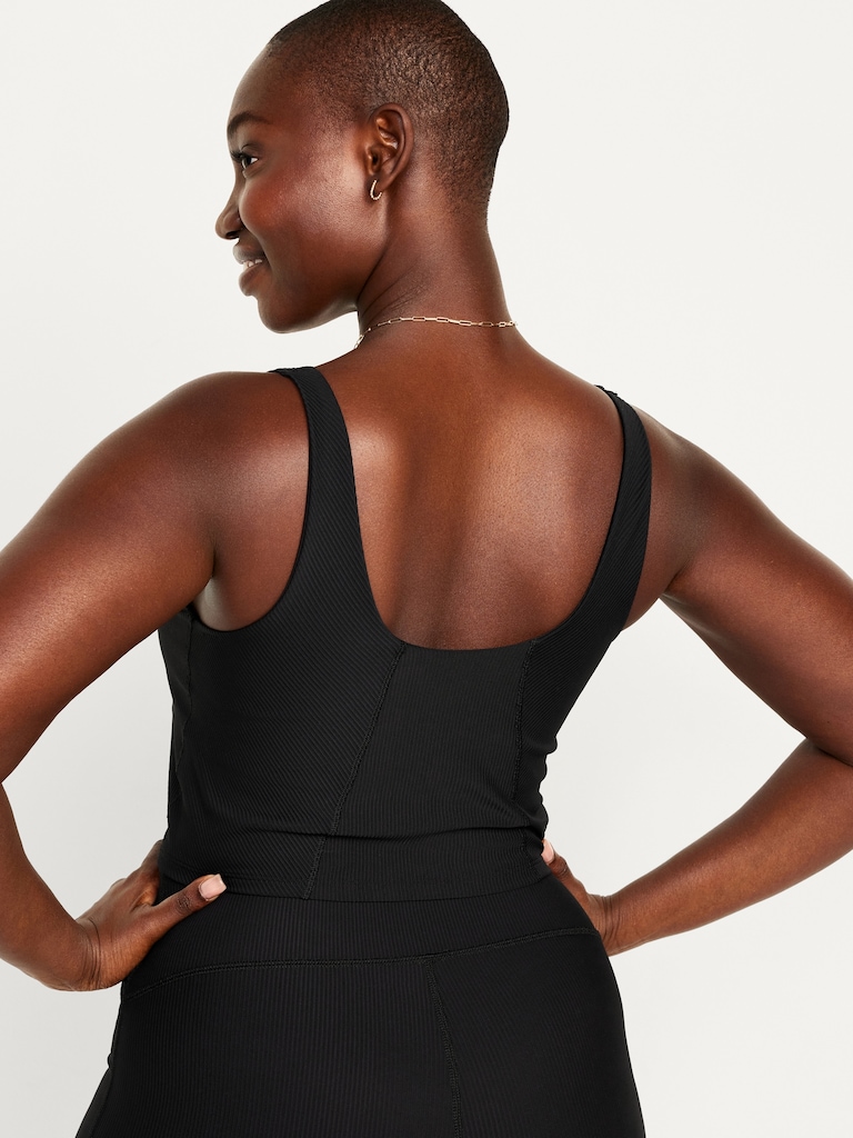 Light Support PowerSoft Rib Longline Sports Bra