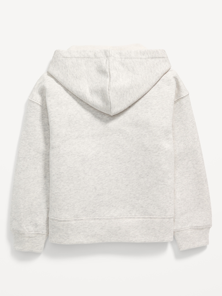 Logo-Graphic Zip Hoodie for Girls