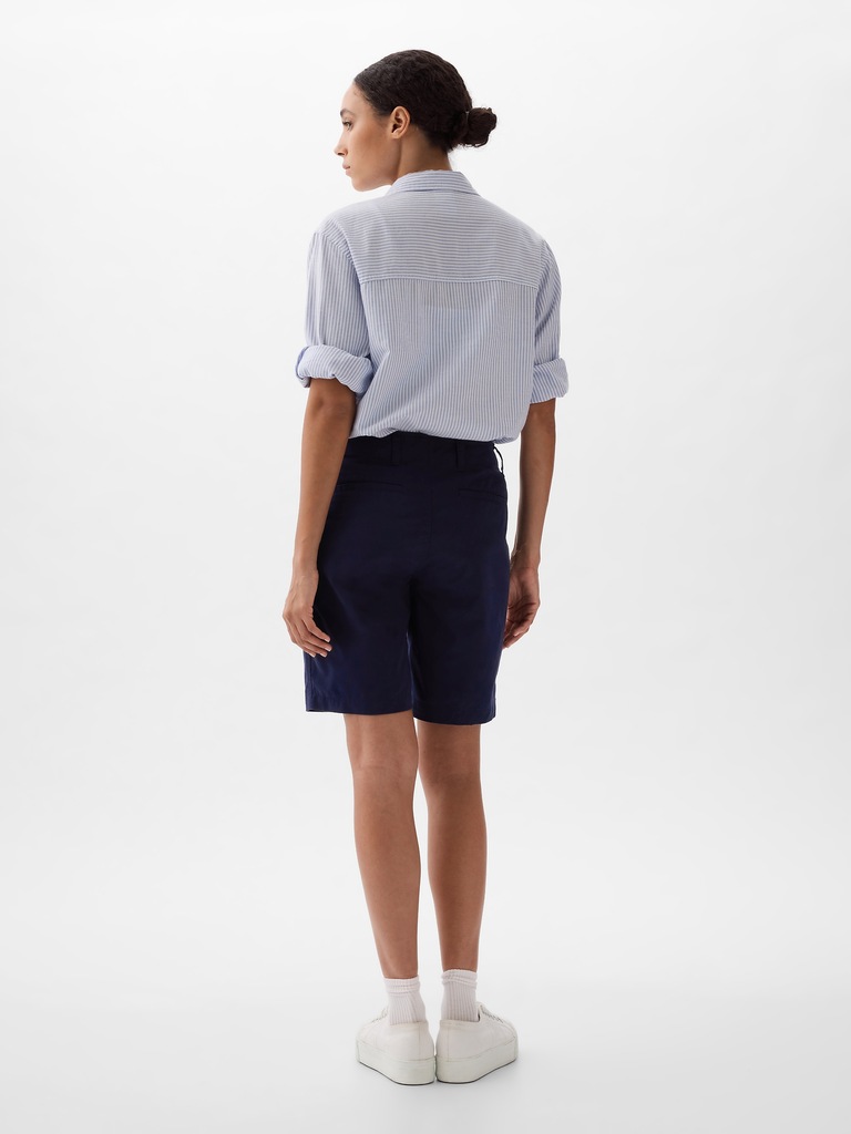 9" Downtown Khaki Bermuda Shorts